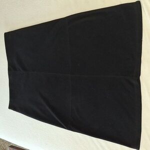 Early Winters/Sahalie Extra Large Black Fleece Long Skirt